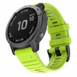 By Qubix - Siliconen bandje - Groen - Geschikt voor Garmin Fenix 9 / 9 pro - 51mm