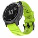 By Qubix - Siliconen bandje - Groen - Geschikt voor Garmin Fenix 9 / 9 pro - 51mm