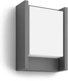 Philips LED Arbour Wandlamp Ultra-efficiënt 3,8W 2700K Antraciet HV