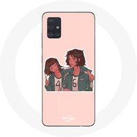 Maniacase Etui voor Samsung Galaxy A71 Inktvis spel Ji Yeong en Kang Sae Byeok