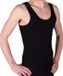 Beeren Set van 3 heren hemden/singlets zwart - Maat M