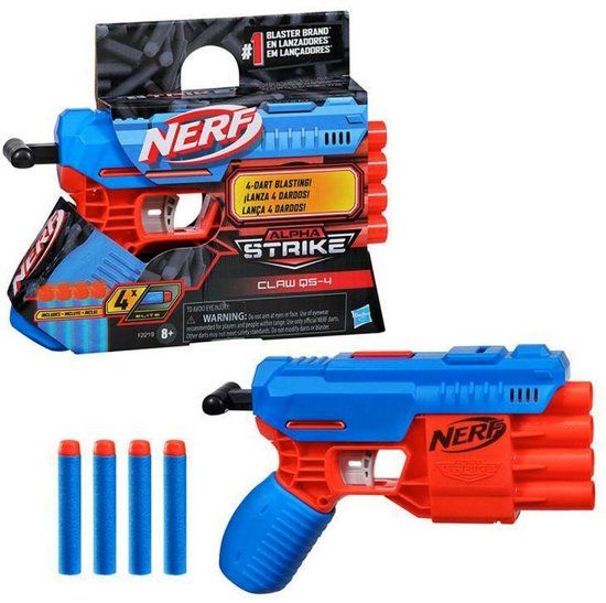 Nerf Alpha Strike CLA QS4 - Blauw/Oranje