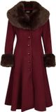 Banned Retro Banned Martha Fake Fur Coat Dames Lange jassen - XXL