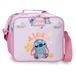 Joumma Disney Stitch You & Me Aanpasbaar Tas met Schoudertas Mauve 23x20x9 cm Polyester