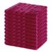 Lavea® Set de 10 Lavettes 30x30 cm | 100% Coton | Serviettes Invité Douces & Absorbantes | Visage, Bébé, Maquillage, Voyage - Bordeaux