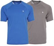 Donnay 2-Pack Sportshirt André Heren T-shirt Maat 3XL True Blue/Steel Grey