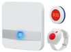 Merkloos Seniorenalarm - Noodalarm met pager - 52 beltonen - 4 volumeniveaus - Waterdicht zender