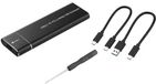 Tradebit Boîtier SSD M.2 NVME - USB-C 3.1 - Aluminium - Argent