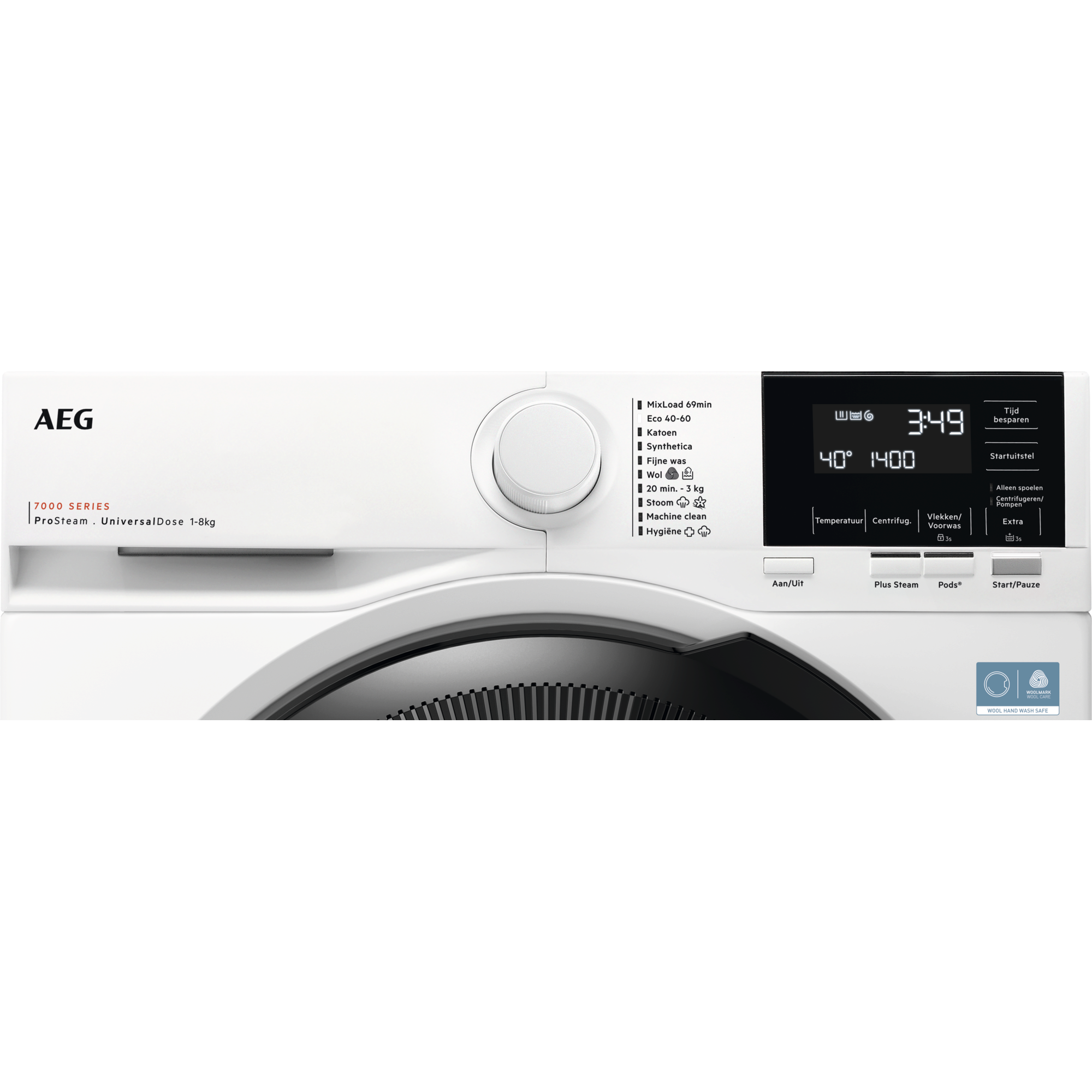 AEG Series 7000 LR74BREMEN 8kg Front Load Washing Machine - White