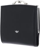 Golden Head Leren portemonnee Polo RFID Protect Bügelbörse 2049 Schwarz zwart