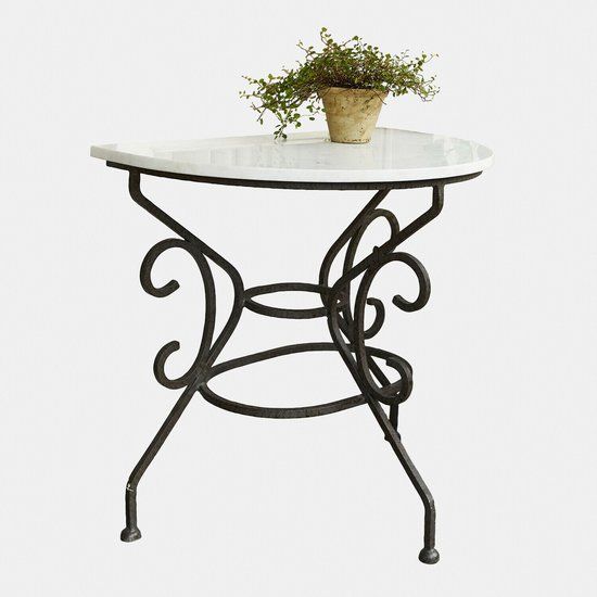 Loberon Tafel Vialette zwart/wit