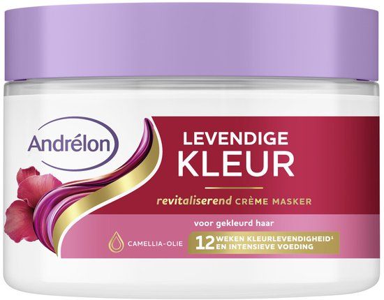 Andrelon Andrélon Crème Haarmasker Levendige Kleur - 300 ml