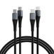 Intenso CHARGING / DATA CABLE C100C / 2 METER / DUBBELE VERPAKKING /ZWART USB-kabel USB 2.0 2 m USB C 100 W
