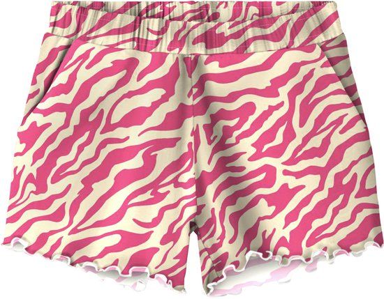 NAME IT - NKFJILL SHORTS BOX PB - Meisjes - Bermuda shorts - Roze - Katoen/Elastaan