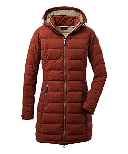 killtec Dames Gw 13 Wmn Qltd Prk Functionele parka / gewatteerde parka met afritsbare capuchon