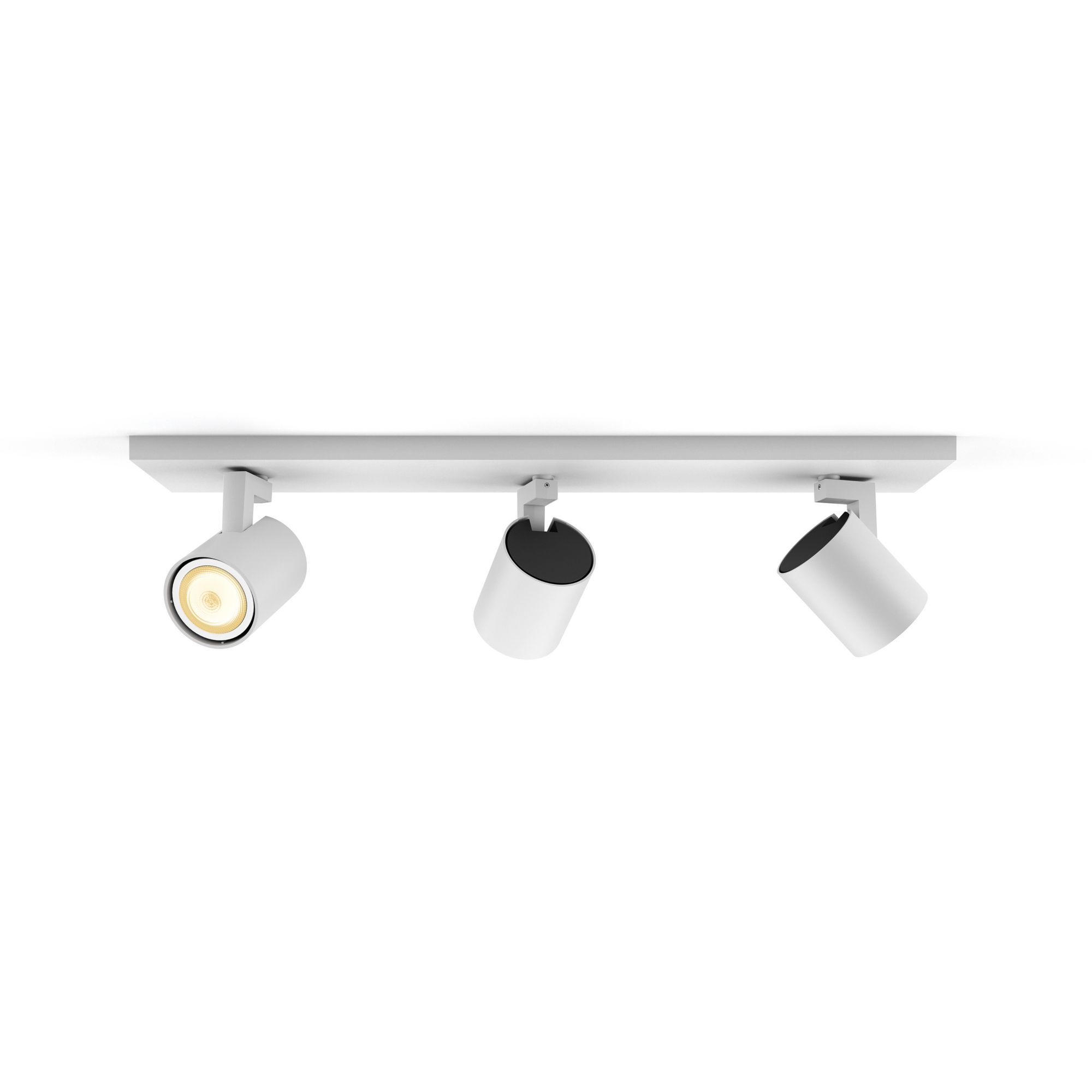 Philips Hue Runner - White Ambiance - 3-Lichts Spotbalk - Bluetooth - GU10 - Wit
