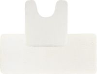 Tendance Badkamer Matten set Aquarius - wit - extra lang - hoogpolig - microfiber