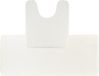 Tendance Badkamer Matten set Aquarius - wit - extra lang - hoogpolig - microfiber