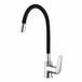 EDM Product Baiona Robinet de cuisine noir laiton zinc flexible