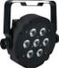 Showtec Compact Par 7 Tri Black Edition LED-verlichting - Zwart