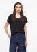 s.Oliver T-shirt V-hals Korte mouw Zwart Maat M