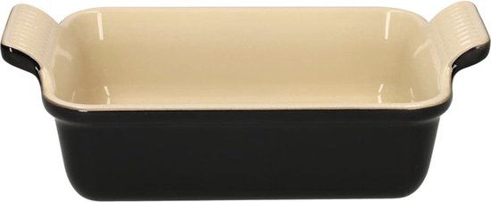 Le Creuset Heritage Ovenschaal - 26x19cm - Ebbenzwart - 2.4L