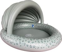 Swim Essentials 100cm Vert Léopard Piscine pour enfants avec auvent