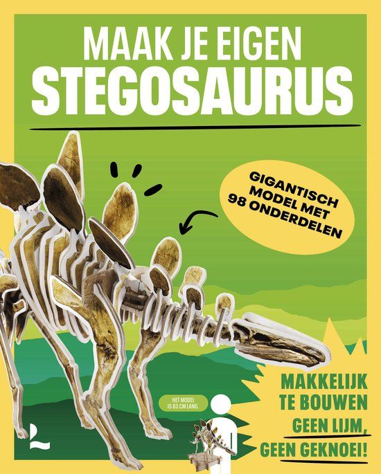 Maak Lannoo Maak je eigen Stegosaurus
