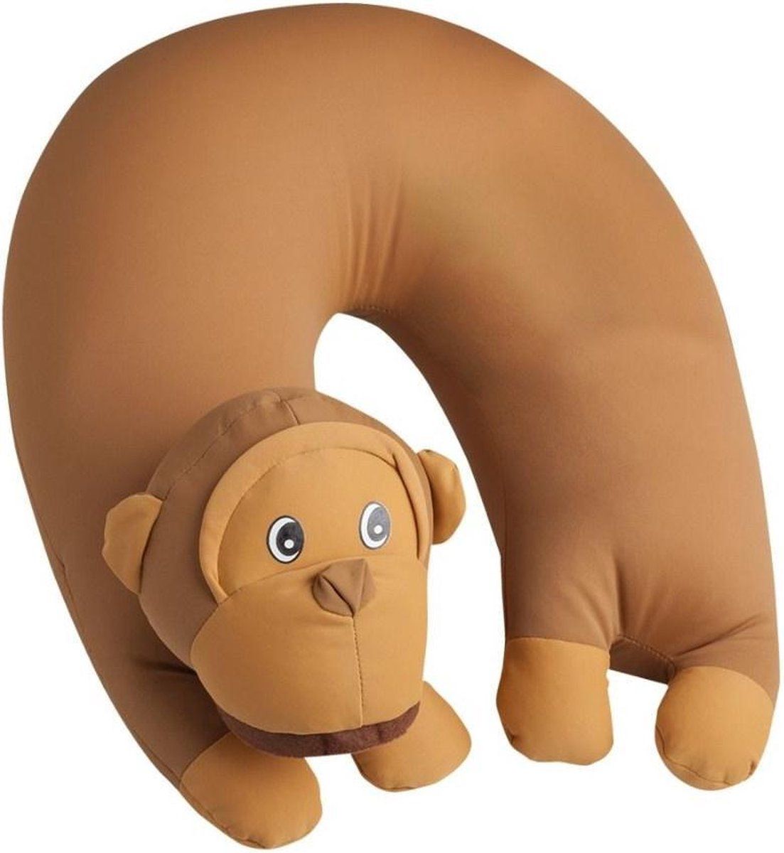 Cuddle Bug U-shape kussen | Aap | Knuffel | Kinderen