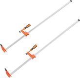 VEVOR Houtbewerkingspaalklemmen, 2 Stuks 914,4 mm Klem/Spreider, Snelwisselbare F-Klem met Belastingslimiet van 272 Kg, Keeldiepte van 63,5 mm, Gietijzer En Koolstofstaal
