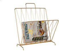 - Present Time tijdschriftenrek diamond - 40 x 27 x 56 cm - goudkleurig