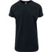 Urban Classics Long Shaped Turnup Tee Heren T-shirt - zwart - 3XL