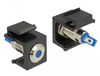 Delock Keystone LED blue 6 V flat, black