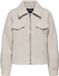ONLY Carmakoma CARMALO SHORT BOUCLE JACKET OTW NOOS Puffer Jas Dames Pumice Stone 46