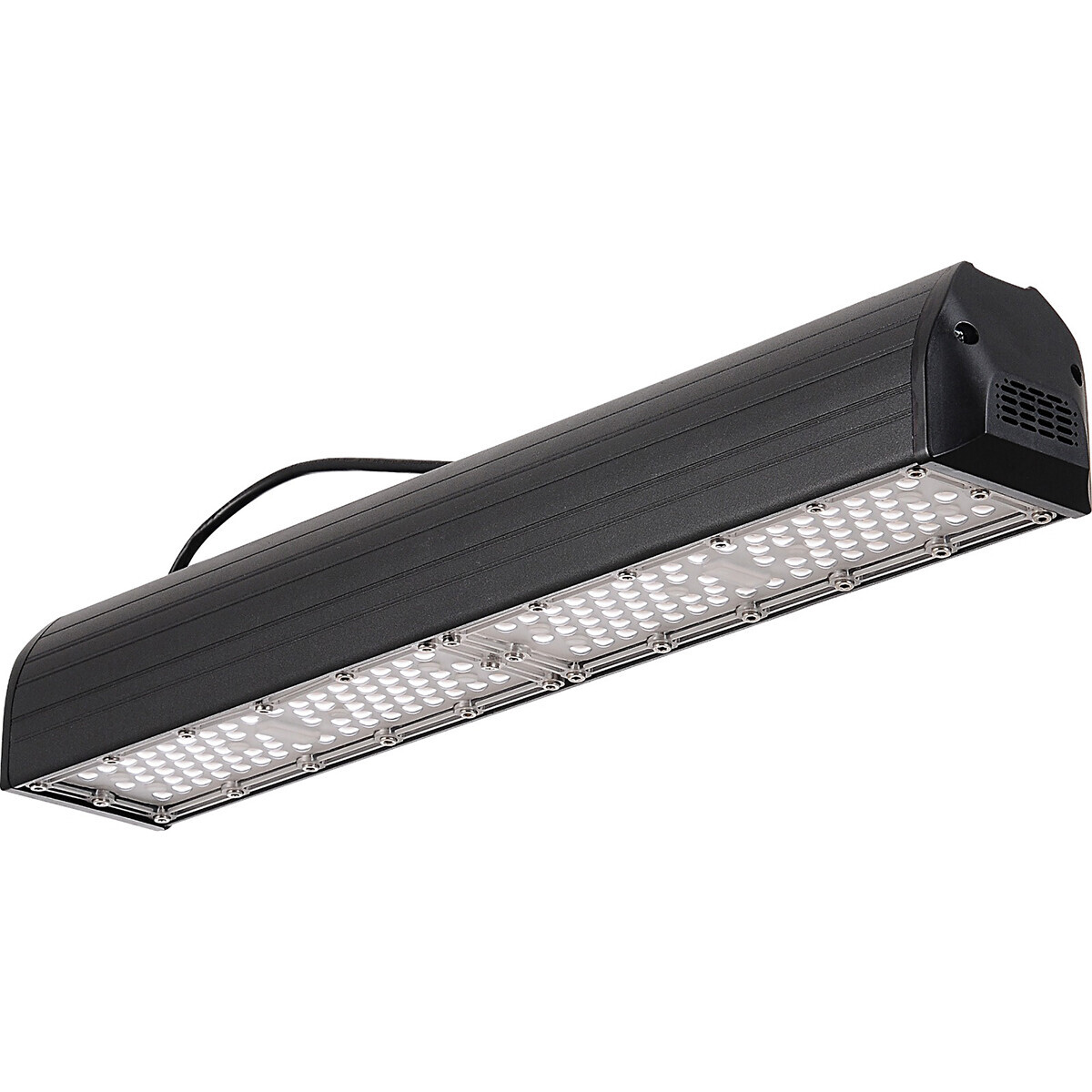 BES LED LED High Bay - Zarigmo - 100W - Rechthoek - Magazijnverlichting - Waterdicht IP65 - Helder/Koud Wit 6400K - Aluminium