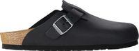 Birkenstock Boston Black narrow Fettleder Oiled Leather Unisex Pantoffels - Zwart - Maat 39