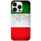 1001 coques Apple iPhone 15 Pro Drapeau italie bedrukt siliconen hoesje