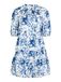 Apricot Jurk blauw / navy / pastelblauw / wit