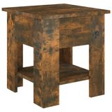 vidaXL Salontafel Gerookt Eiken 40x40x42 cm