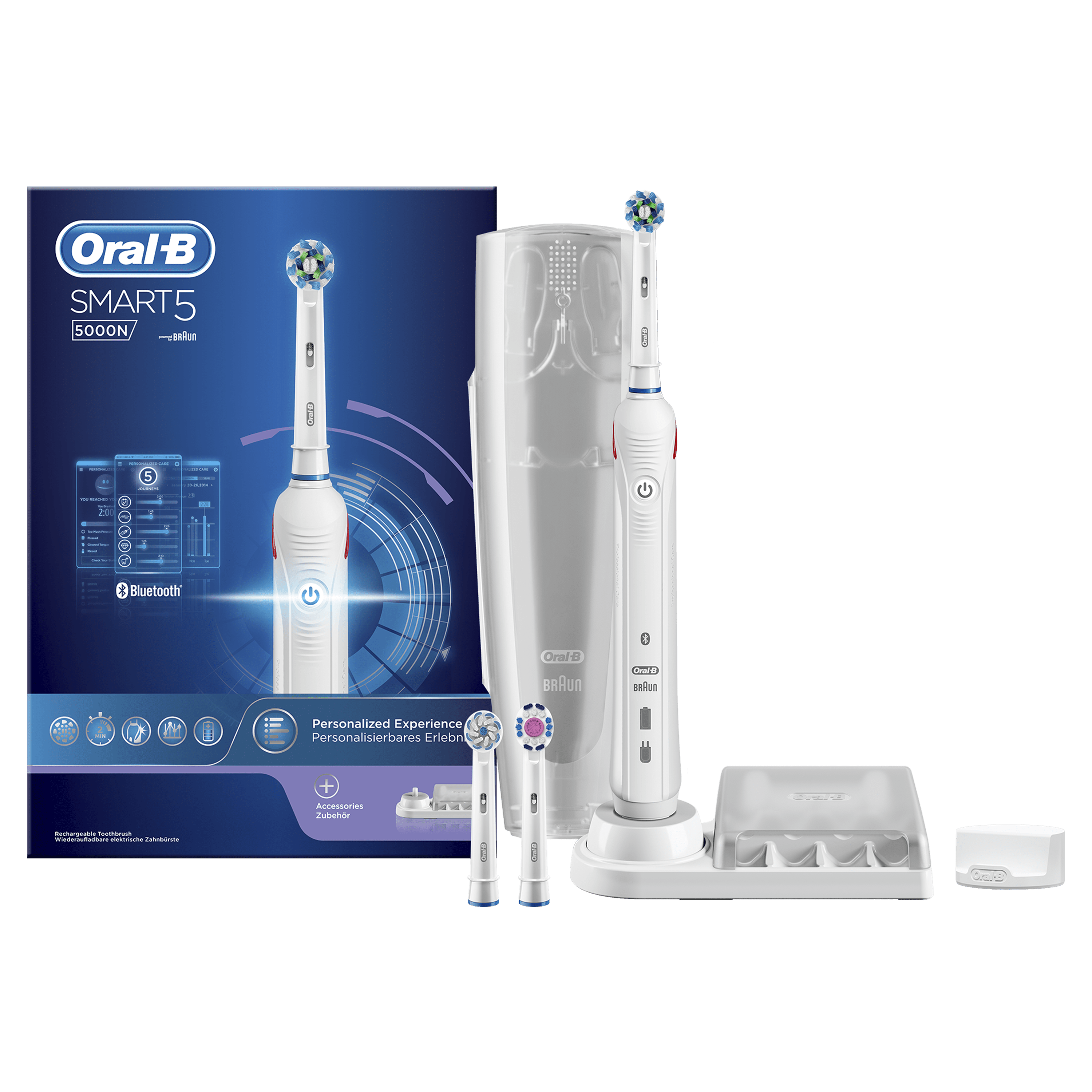 Oral-B SmartSeries Smart 5 - 5000- Elektrische Tandenborstel Wit Powered by Braun wit