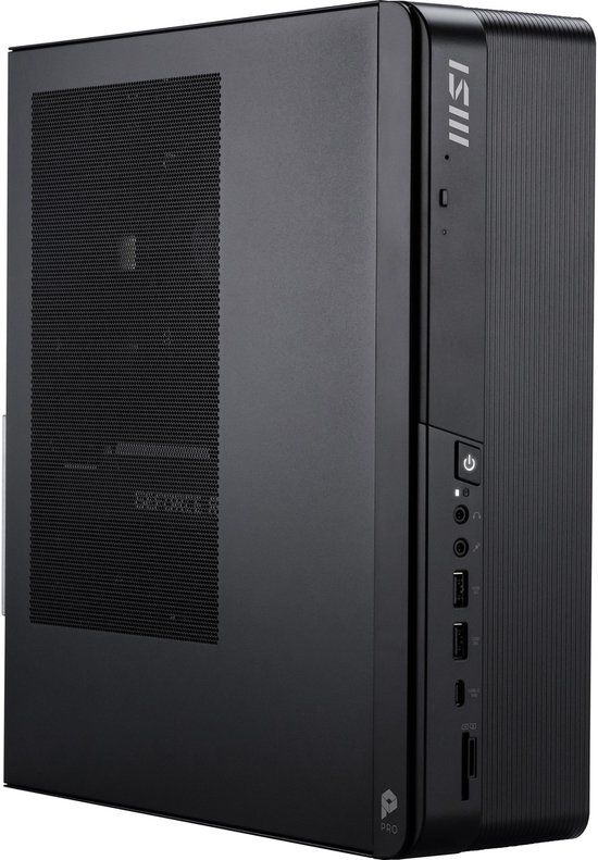 MSI Pro DP80 A14G-004EU PC Intel Core i5-14400 16 GB DDR5-SDRAM 512 GB SSD Windows 11 Pro Desktop Zwart