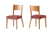 Set Martina Home Set van 2 kussenslopen zitting 24x30x6 cm bordeaux
