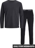 JACK&JONES JACBASIC LABEL LS TEE AND PANTS SET Heren T-shirt - Maat L