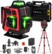 Trimmex Kruislijnlaser + Statief - 16 Zelfnivellerend Bouwlaser - Inclusief Opbergtas - 360° - Lijnlasers - Laser Waterpas - Inclusief accessoires - 2 accu's - Rood