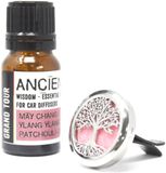 Ancient Wisdom Auto Parfum Etherische Olie Mix Focus & Drive - 10ml - Rozemarijn, Limoen & Wierook