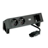 Bachmann DESK2 2xCEE7/3 1xCM 0,2m GST18 RAL9005
