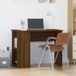 Maison Exclusive - Bureau, brun, aspect chêne, 100x55x75 cm, panneau de particules