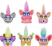 Furby Hasbro Furby Minis Feestpack, 6-pack met figuurtjes van 2,54 cm, verzamelspeelgoed voor kinderen van 5+