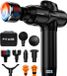 FITAGE Infrarood Massage Gun Professioneel - Warm & Koud Massage Apparaat - Massage Pistool - Zwart