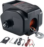 VEVOR Elektrische kabellier, 12 V DC 300 W, omkeerbare bootlier voor boten tot 900 kg, Power-In-, Power-Out- en vrijloopwerking voor boten met bekabelde afstandsbediening en handslinger